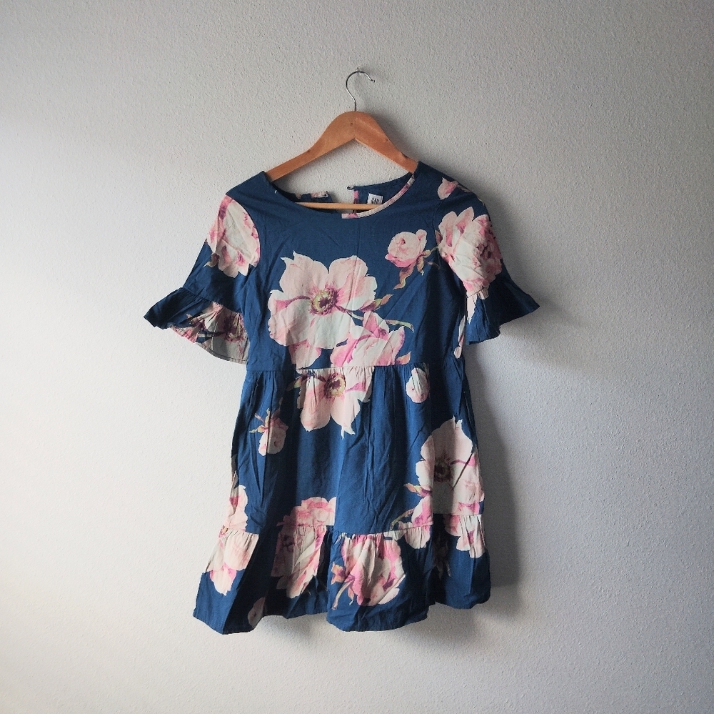 GAP Kids Floral Ruffle Dress